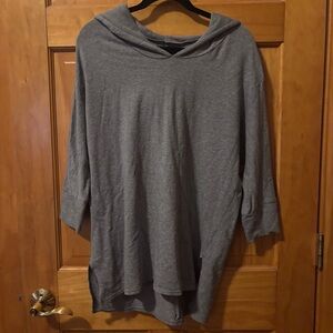 American Eagle Outfitters Soft & Sexy Gray 3/4 Sleeve  Hoodie